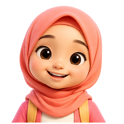 Budak bertudung merah jambu